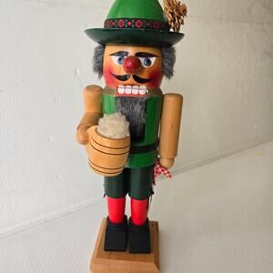 Steinbach Beer Meister Nutcracker Approx 14" Minor Paint Chips